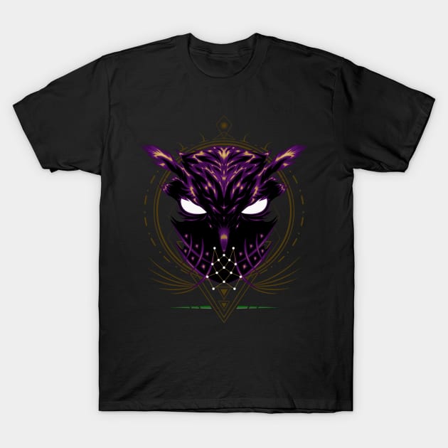 illustration owl with spiritual symbol T-Shirt by AGORA studio